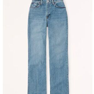 Abercombie Curve Love High Rise 90s Relaxed Jean NWT